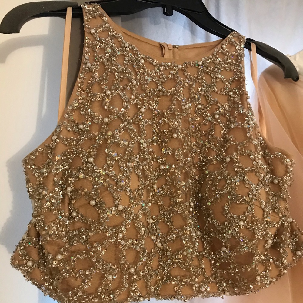 Terani couture two piece dress